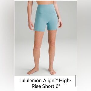 Lululemon Align High-Rise Short 6”